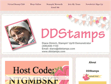 Tablet Screenshot of ddstamps.com